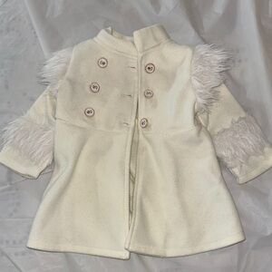 Stylish Cream Kids Coat